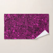 Magenta foulé de luxe personnalisé (Serviette à main)