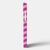 Magenta Frosted Orchid Chevrons Case-Mate iPhone Case (Achterkant / Links)