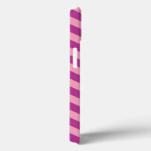 Magenta Frosted Orchid Chevrons Case-Mate iPhone Case (Achterkant / Rechts)