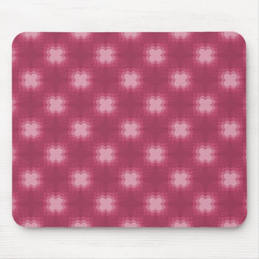 Magenta Funky Flair Mousepad Muismat (Voorkant)