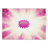 *~* Magenta Glow Lotus Sparkle Glitter Light (Voorkant Horizontaal)