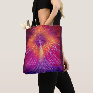 Magenta Golden Diamond Tree Draagtas
