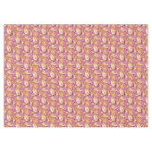 Magenta Goud Kerstmis Merry Patroon # 21 ID1009 Tafelkleed (Voorkant (Horizontaal))