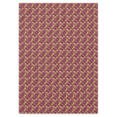 Magenta Goud Kerstmispatroon#12 ID1009 Tafelkleed (Voorkant)