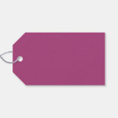 Magenta Goud Kerstmispatroon#6 ID1009 Cadeaulabel (Achterkant Horizontaal)