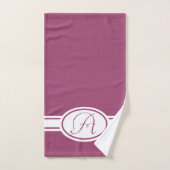Magenta Haze Monogramme (Serviette à main)