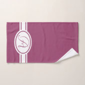 Magenta Haze Monogramme (Serviette à main)