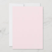 Magenta Heet Roze Barok Chique Funky Bruiloft Kaart (Achterkant)