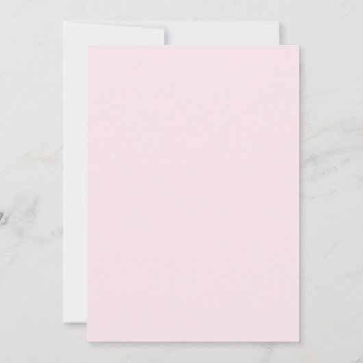 Magenta Heet Roze Barok Chique Funky Bruiloft Kaart (Achterkant)