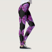 Magenta Hydrangeas Leggings (Rechts)