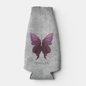 Magenta Jeweled Butterfly Flesjeskoeler (Voorkant)