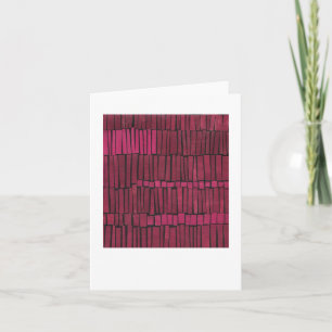 Magenta kleurrijk abstract ontwerp kaart