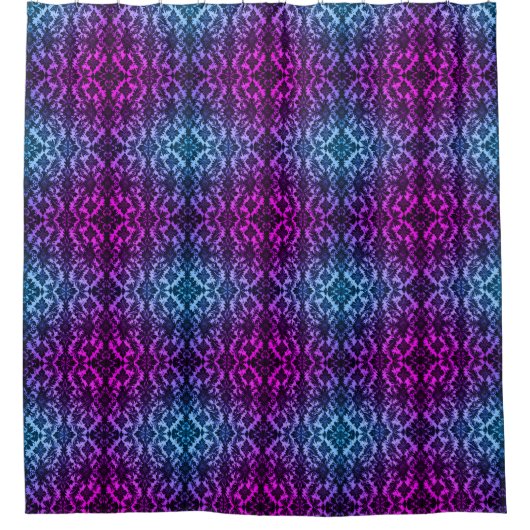 Magenta Lacework Design Douche rideau (Devant)