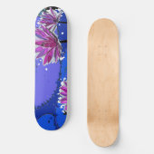 Magenta Lotus Flower Skateboard (Voorkant)