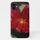 Magenta Lotus Waterlily Hoesje-Mate iPhone Case (Achterkant)
