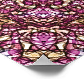 Magenta Mandala Kaleidoscope Impression (Coin)