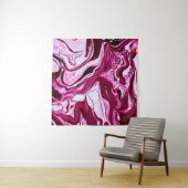Magenta marble texture wandkleed (In Situ (horizontaal))