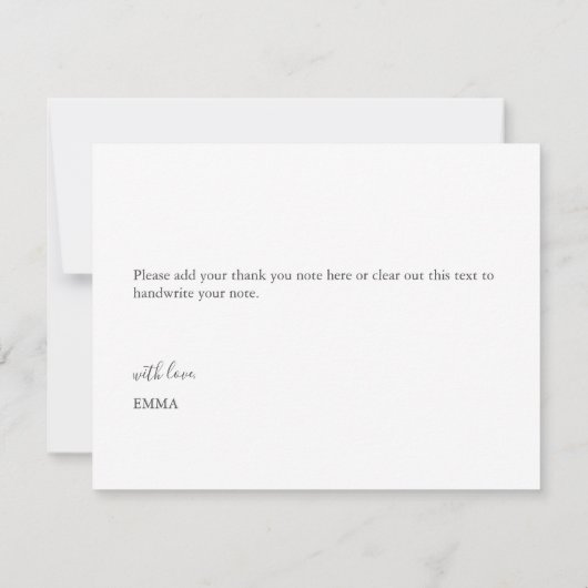 Magenta Merci note (Dos)