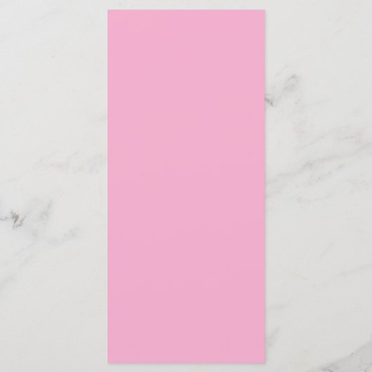 Magenta Orange clair Simple Monogramme Menu Mariag (Dos)