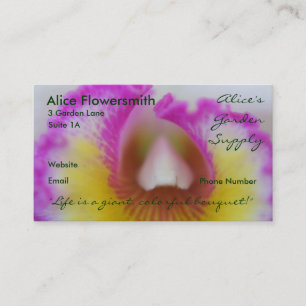 Magenta Orchids visitekaartjes