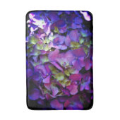 Magenta Paars blauw Hydrangeenbloemen Badmat (Voorkant Verticaal)