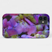 Magenta Paars blauw Hydrangeenbloemen Case-Mate iPhone Case (Achterkant (horizontaal))