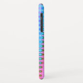 Magenta Paars roze blauw patroon Case-Mate iPhone Case (Achterkant/links)