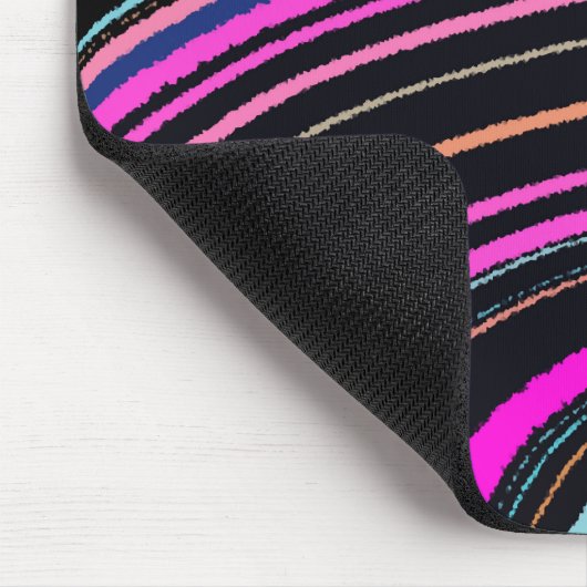 Magenta Paars roze patroon Muismat (Hoek)