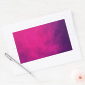 Magenta Paarse rook Sticker -  (Envelop)
