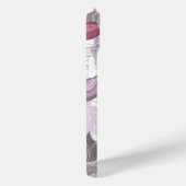 Magenta Paarse Zoete Vogels Bloementuin Chic Case-Mate iPhone Case (Achterkant / Rechts)