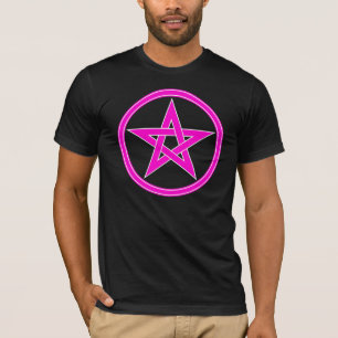 Magenta Pentacle Pentagram T-shirt