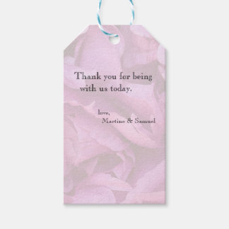 Magenta peony closeup Gift Label Cadeaulabel