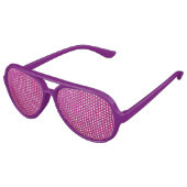 Magenta Pink Glitter  Aviator Zonnebril (Gekanteld)