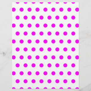 Magenta Polka Dots Flyer