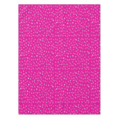 Magenta Polka Dots Tafelkleed (Voorkant)