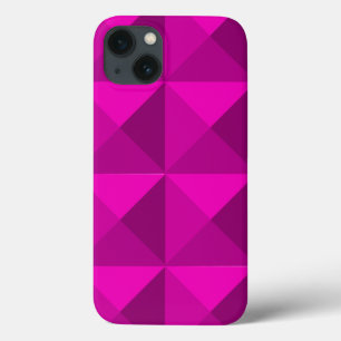 Magenta Pyramids iPhone 13 Hoesje