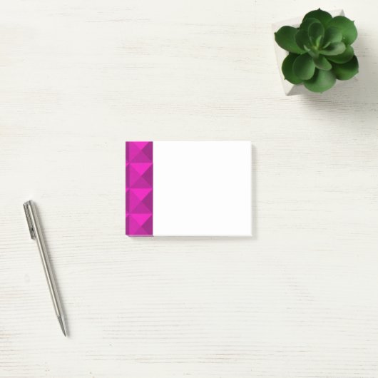 Magenta Pyramids Post-it Notes (Kantoor)