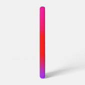 Magenta Red Paars Ombre gradiënt Patroon Samsung Galaxy Hoesje (Linkerkant)