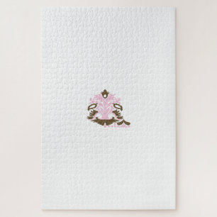 Magenta-rood, geelachtig Oranje decoratief Legpuzzel