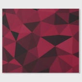magenta roze, donkerzwart, geometrisch vermaasd cadeaupapier (Vlak)
