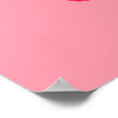 Magenta roze fantasy-ventilatorkracht poster (Hoek)