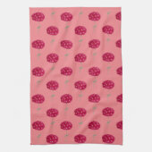 Magenta Roze Hydrangea  Style Kitchen Theedoek (Verticaal)