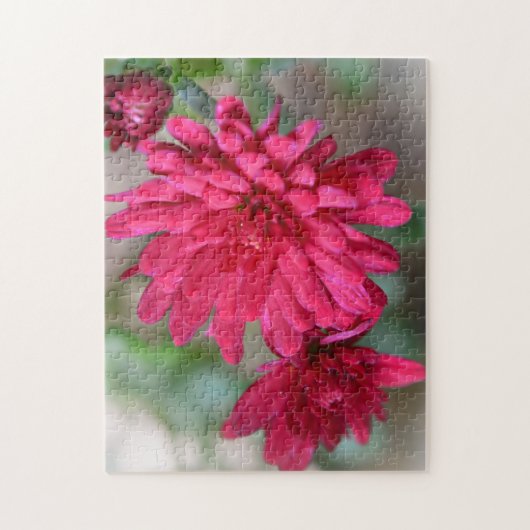  magenta roze moeder bloemen puzzel (Verticaal)