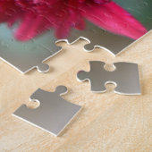 magenta roze moeder bloemen puzzel legpuzzel (Zijkant)