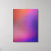 Magenta Roze Oranje Paars en rood Abstract Canvas Afdruk (Voorkant)