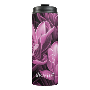 Magenta roze thermisch thermisch getumbler thermosbeker