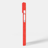 Magenta roze witte manuscriptnaam gepersonaliseerd Case-Mate iPhone case (Achterkant / Links)