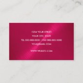 Magenta Sheen Visitekaartje (Achterkant)