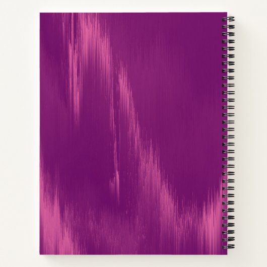 Magenta Shimmer Notitieboek (Achterkant)