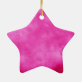 Magenta Sky Ceramic Decoration Keramisch Ornament (Achterkant)